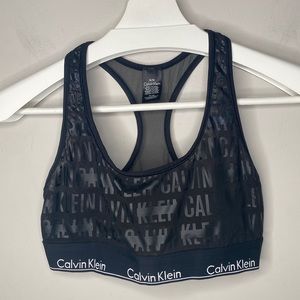 ✨ 3 for $35 ✨ Calvin Klein Black Mesh Bralette
